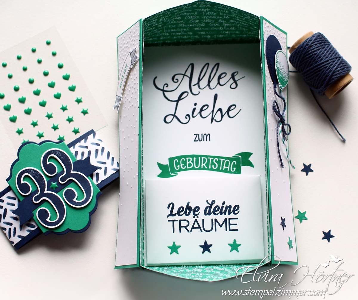 Eine Boxcard zum Geburtstag ⋆ Elviras Stempelzimmer