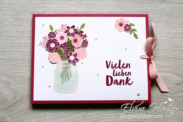 Blüten des Augenblicks-Merci Ziehverpackung-Stampin up