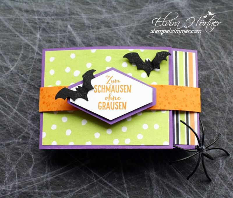 zum schmausen ohne grausen-halloween-verpackung-Gummizeugs-Stampin Up