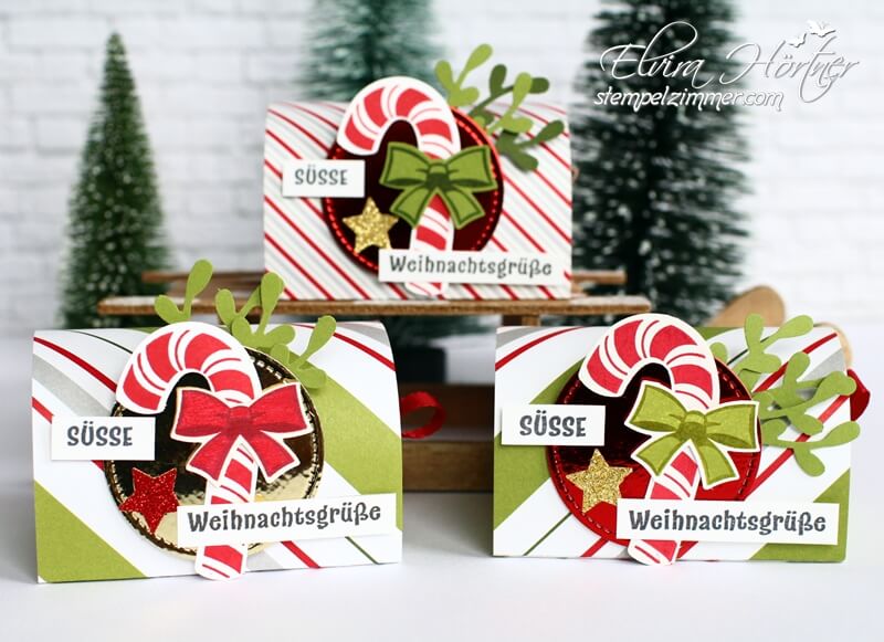Lebkuchenverpackung-Stanze Zierzweig-Zuckerstange-Goodies zur Weihnachtszeit-Stampin Up